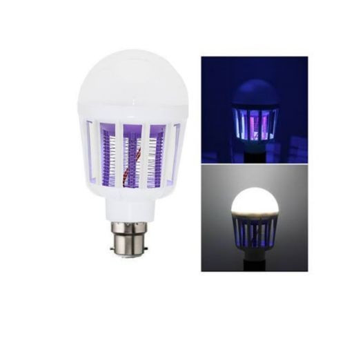 2in1 Insect Zapper Led Mosquito Trap Bulb- White