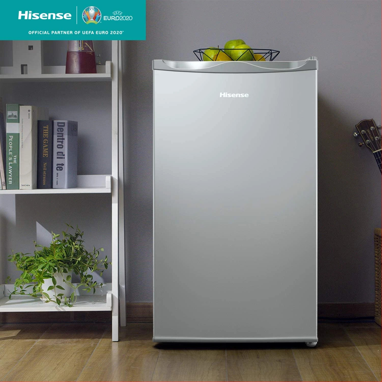 Hisense 120 – litre fridge, Single Door Bar RR120DAGS Refrigerator – Silver