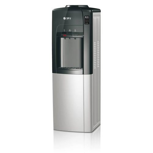 SPJ Hot And Cold Water Dispenser 3taps And Fridge Compartment - Grey