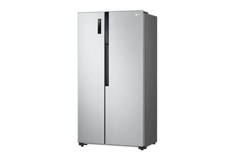 LG fridge 519 Litres, Side by Side, Silver GCFB507PQAM