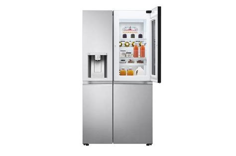 LG Fridge 650 Litres, Side by Side, Smart Inverter Compressor, Shiny Steel, Hygeine Fresh Water Dispenser with UV Protection GCJ257SQRS