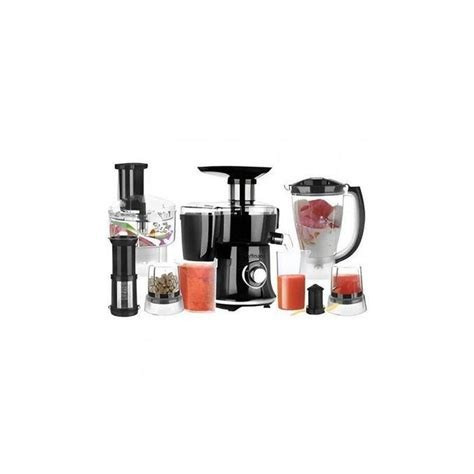 Hoffmans 10 In1 Juicer Blender Extractor Mincer Food Processor -Clear .