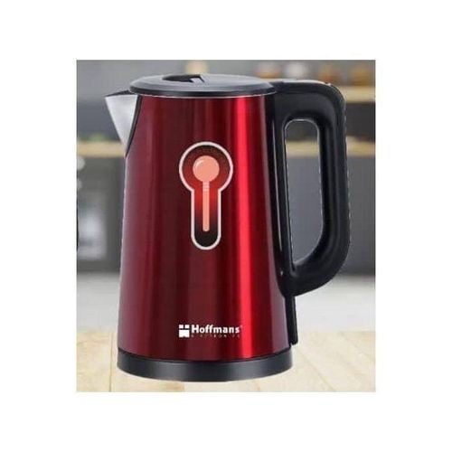 Hoffmans 2.5Ltrs Electric Tea Kettle For Boiling Water Stainless Steel Double Wall Hot Water Boiler with Automatic Shut Off & Boil-Dry Protection -Multicolor