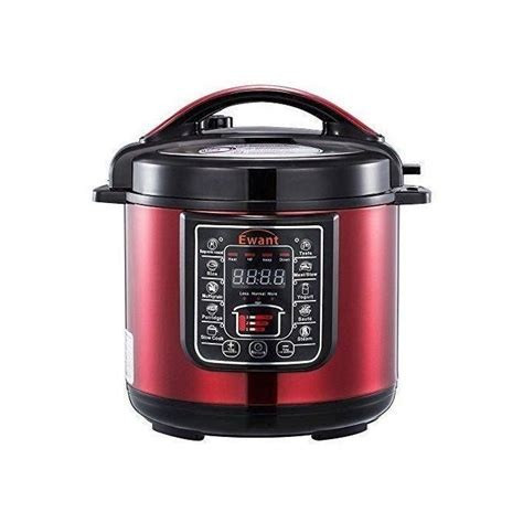 Hoffmans 6.5L Genuine 14 In 1 Digital Electric Pressure Cooker - Red, Silver