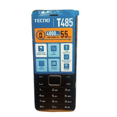 Tecno T485 - 2.8" Loud FM Speaker 4000mah Battery - Black