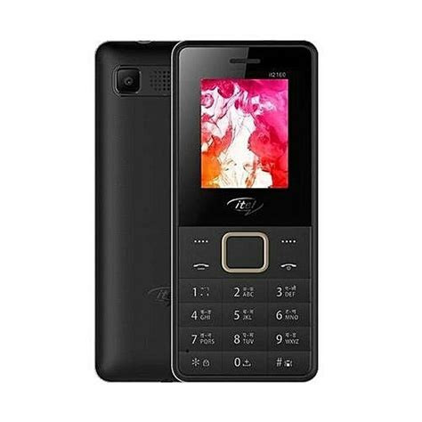 Itel It2160 , 2160 Dual Sim 1000mAh Battery 1.77", 32 MB + 32 MB - Black