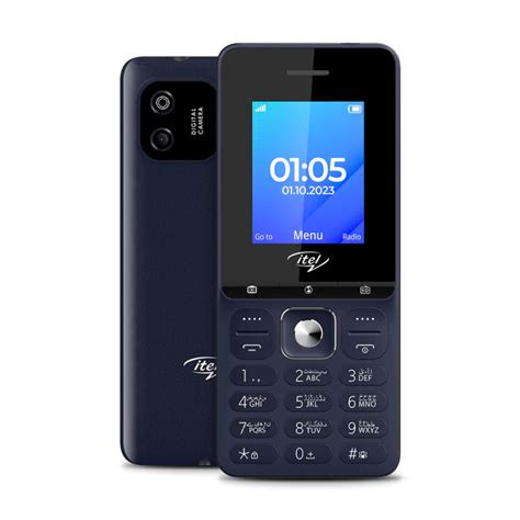 Itel IT2176 4MB 4MB RAM Dual SIM 2G small Button Phone-Black