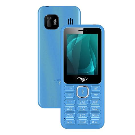 itel it5027 Keypad Mobile Phone with 2.4 inch Display Size |11mm Slim Body| 1200 mAh Battery| King Voice | Blue