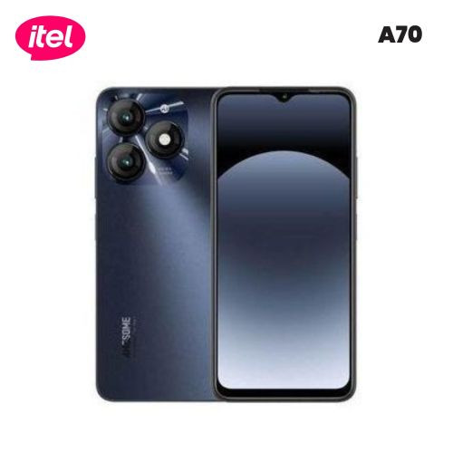 Itel A70 6.6" HD+ Dynamic Bar (128+3) 13MP 5000mAh - Black