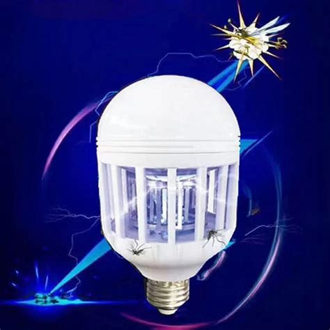 Electronic Insect,Mosquito,Fly Killer LED Light Bulb -White