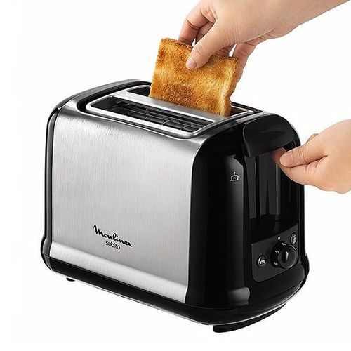 2 Slice Electric Toaster - Silver