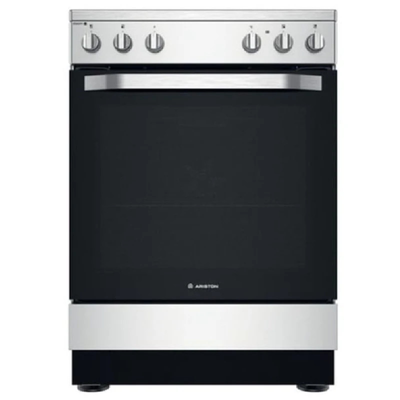 ARISTON cooker 60/60cms 3+1, Electric Oven Plus Rotasserie - A6MSH2F(X)