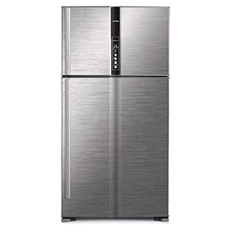 Hitachi Fridge 700 LITERS Inv Compressor, RV860PUN1KBSL- BRILLIANT SILVER