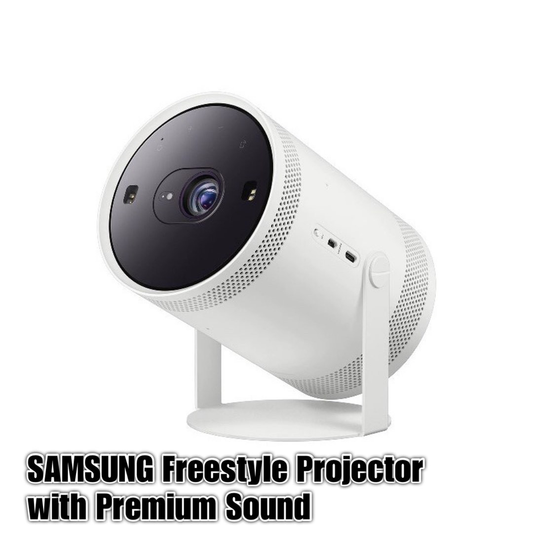 Samsung Projectors 30-100" FREESTYLE FULL HD, POINT & PLAY, 360 SOUND, WH SP-LSP3BLA