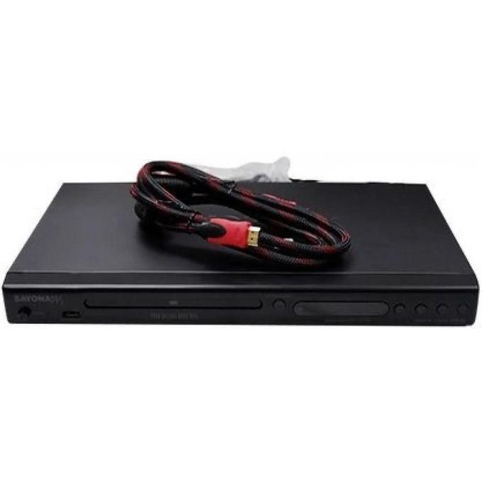 Sayonapps DVD Player With High Compatibility With A Free HDMI Cable - Black
