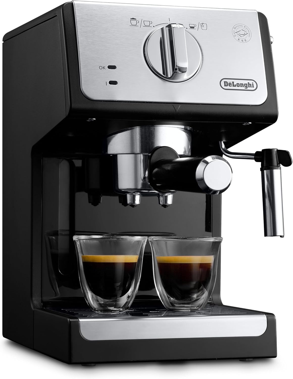Delonghi Expresso machine Tradional Pump Expresso, Coffee & cappuccino maker, DLECP33/ECP33.21.BK - Black