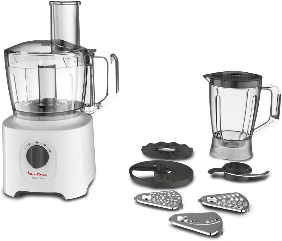 Moulinex Food Processor 800W 2.4L 25Functions 6 Accessories - FP247127