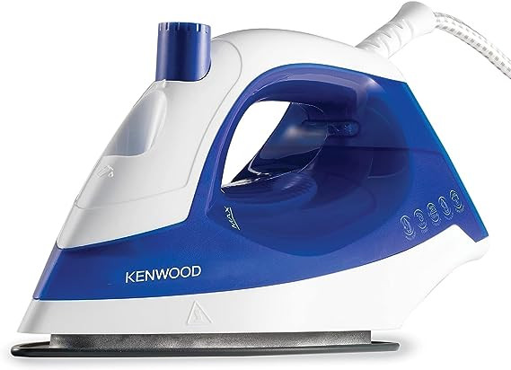 Kenwood Steam Iron Non Stick 1100W, STP01.000WB - Blue