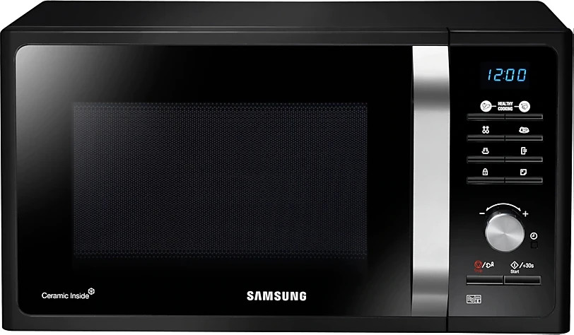 Samsung Microwave 23L, GRILL, BLACK, BROWNING PLUS MG23K3515AK