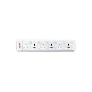 Color Series Extension 6 Way - White