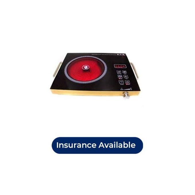 Electric Infrared Cooker Stove Hot Plate Portable Single Burner, Black Hoffmans