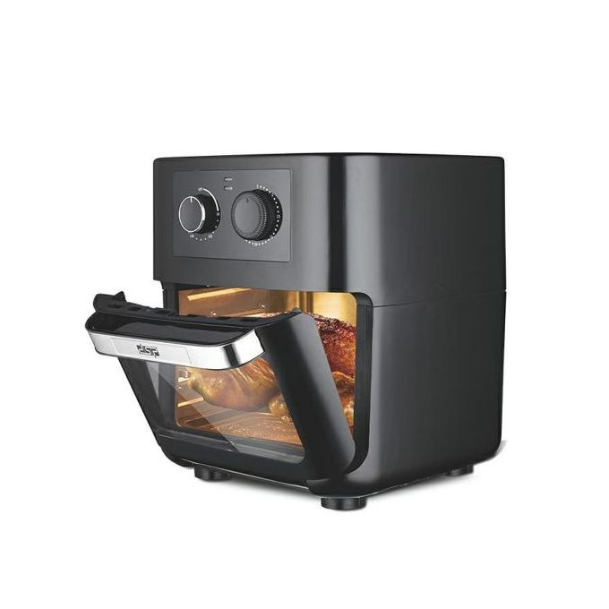12L Air Fryer Oven Toaster Rotisserie Dehydrator Grill, Black. Dsp
