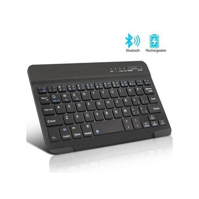 Portable Key Slim Wireless Wi-Fi Rechargeable Bluetooth Keyboard With Integrated Commands Ergonomic Scissor Structure Rechargeable Portable Keyboard, Auto Sleep Mode Tablet Keyboard with Multiple Shortcut Keys for Phone Laptop Tablet Idino