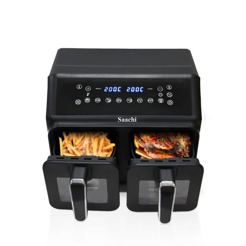 10 Liters Digital Doubl Door Air Fryer Grill Pan Saachi