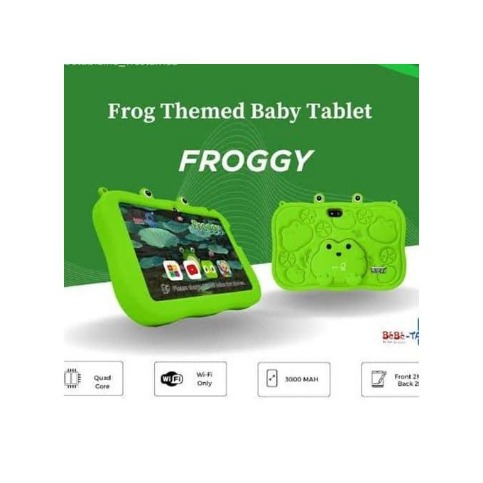 Frog 4 Kids Android Learning Tablet - 7" Display, 4GB RAM, 128GB Storage, Wi-Fi Only Educational Tablets