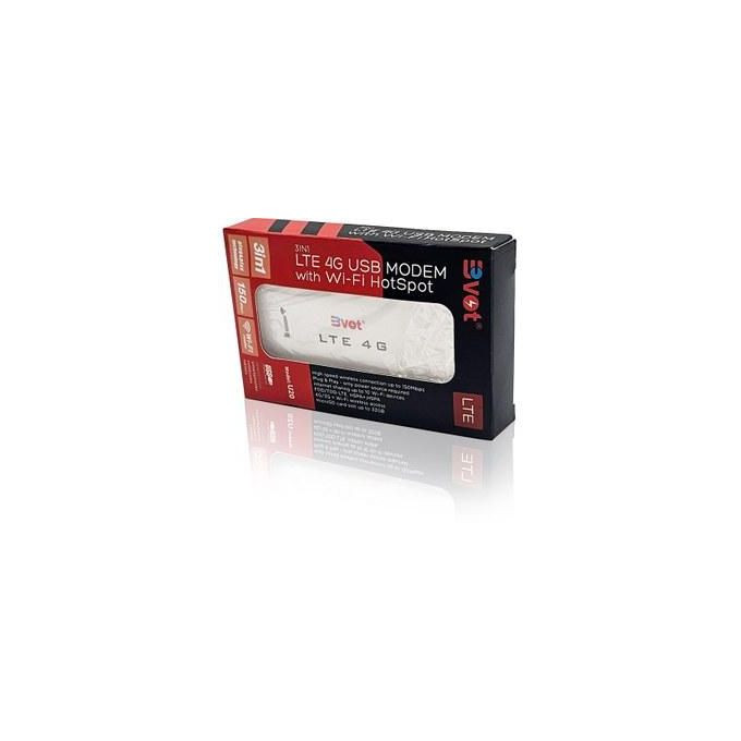 3 in1 LTE 4G USB Modem With Wifi HotSpot- White BVOT