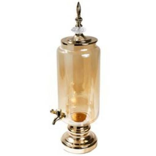 5L Water Jug,Juice Dispenser Can Without The Glass,Brown.