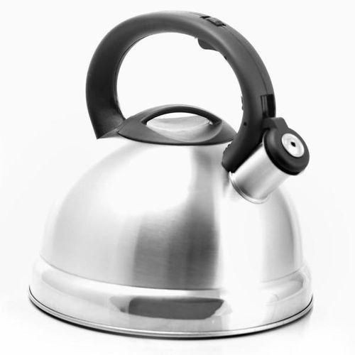 4.3 Litre Whistling Tea Boiling Kettle - Silver Hoffer