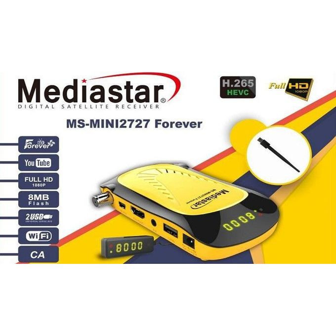 MS-MINI2727 Forever Tv Digital Satellite Receiver HD- Multicolor Mediastar