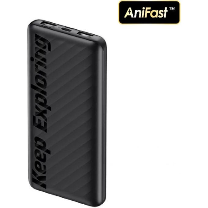 Toast 10 Flash 10000mAh 2.4A Max Fast Charging Portable Power Bank OPB-P118D- Multicolor oraimo