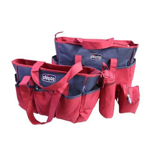 Chicco 5pc Baby Multi-Functional Carry Cot - Maroon/Navy Blue