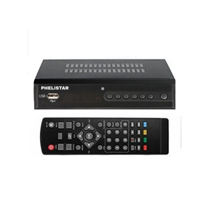 3600 Free To Air Decoder, No Monthly subscription Of Local channels – Black Phelistar