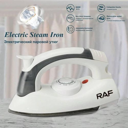 Mini Travel Steam Iron & HandHeld Clothes Steamer 800W Portable Foldable Garment Steamer Dry Iron- Multicolor RAF