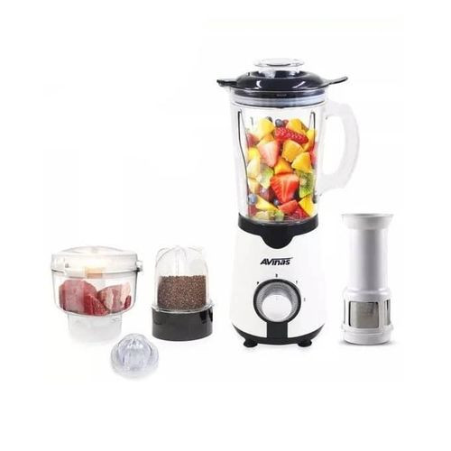 Multi-function 5 IN 1 Electric Blender Fruit Mixer Powerful Hand Held For Fruits, Meat and Vegetables- Muticolor Avinas