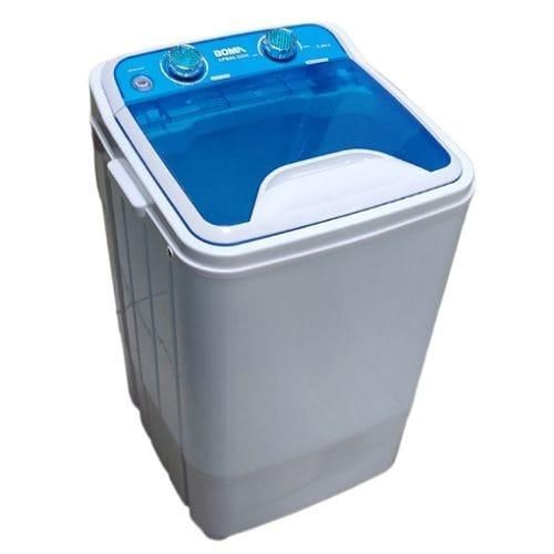 Disinfection Household Mini Single Tub Top Loading Washing Machine Semi-Automatic Single Drum blue and white 6 kg Boma