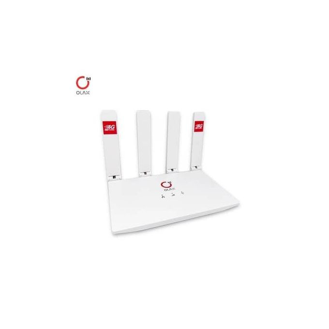 MC50 dual band antenna 2.4G CAT4 CPE wifi sim card router 4G LTE wi-fi modem wireless routers- White OLAX