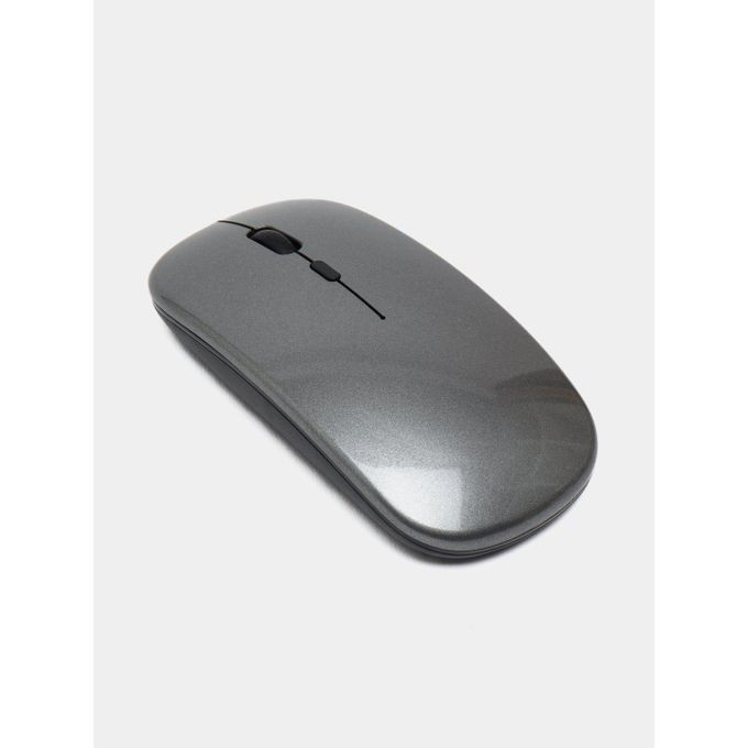 Tecsa Bluetooth Wireless Mouse, Dual Mode Slim Rechargeable Wireless Mouse Silent Cordless Mouse with Bluetooth 4.0 and 2.4G Wireless, Compatible with Laptop, PC, Windows Mac Android OS Tablet (Black)
