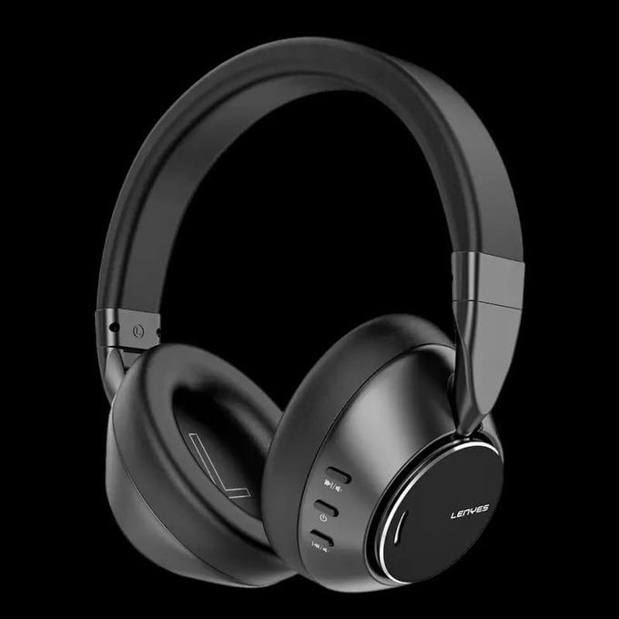 Anc Wireless Bluetooth Headset HD With Microphone Headphone Studio Hifi Bass Lenyes