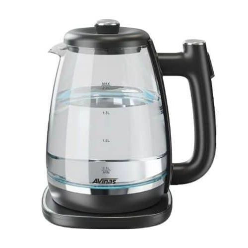 2.2Litre Electric Glass Kettle For Boiling Water Temperature Control Tea Maker With Digital Controller Base BPA-FREE & Boil-Dry Protection Avinas