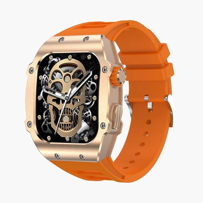 Antonio James Smart Watch , 24H Auto Heart Rate Monitor,400 mAh, 15 Days Standby Time, 5.2/BT3.0 Bluetooth Calling, IP67 Waterproof, 1.85 Inch Display, Storage 128MB Green Lion