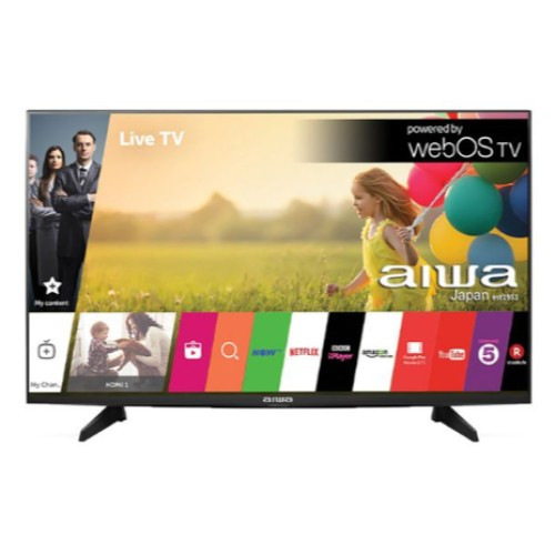 AIWA 75 INCH SMART TV, A+++ + T2/S2 + WEBOS 2.0 + 2REMOTES (MAGIC +