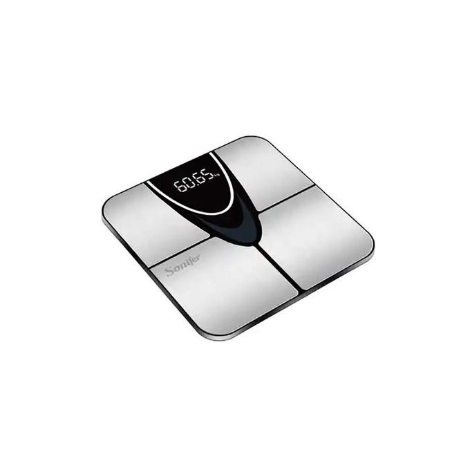 Smart LED Display Balance Fat Body Water Muscle Mass BMI Composition Weighing Scale Bathroom Weighing Led Analyzer Adult Electronic Digital Personal Body Fat Weight Scale With Capacity Of 180Kg- Multicolor Sonifer