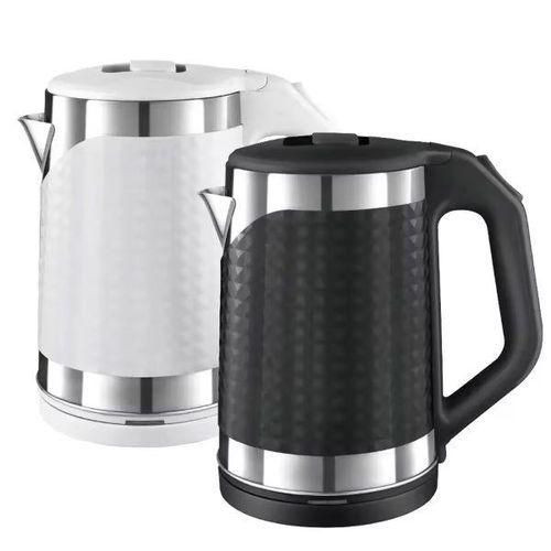 1 Piece Of 2L Double Wall Stainless Steel Electric Tea Water Kettle Electric Kettle- Multicolor RAF