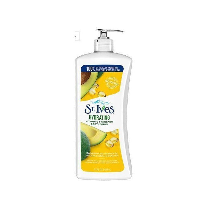 St Ives Hydrating Body Lotion with Vitamin E & Avocado, 621 ml