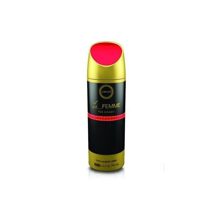 Armaf Body Spray For Women,Le Femme, 200ml - Black