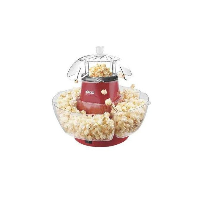 Popcorn Maker With Detachable Serving Bowls For Making 70 To 80 Grams Of Popcorn-Multicolour Dsp